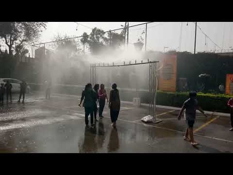  without truss rain dance setup in jaipur for holy party